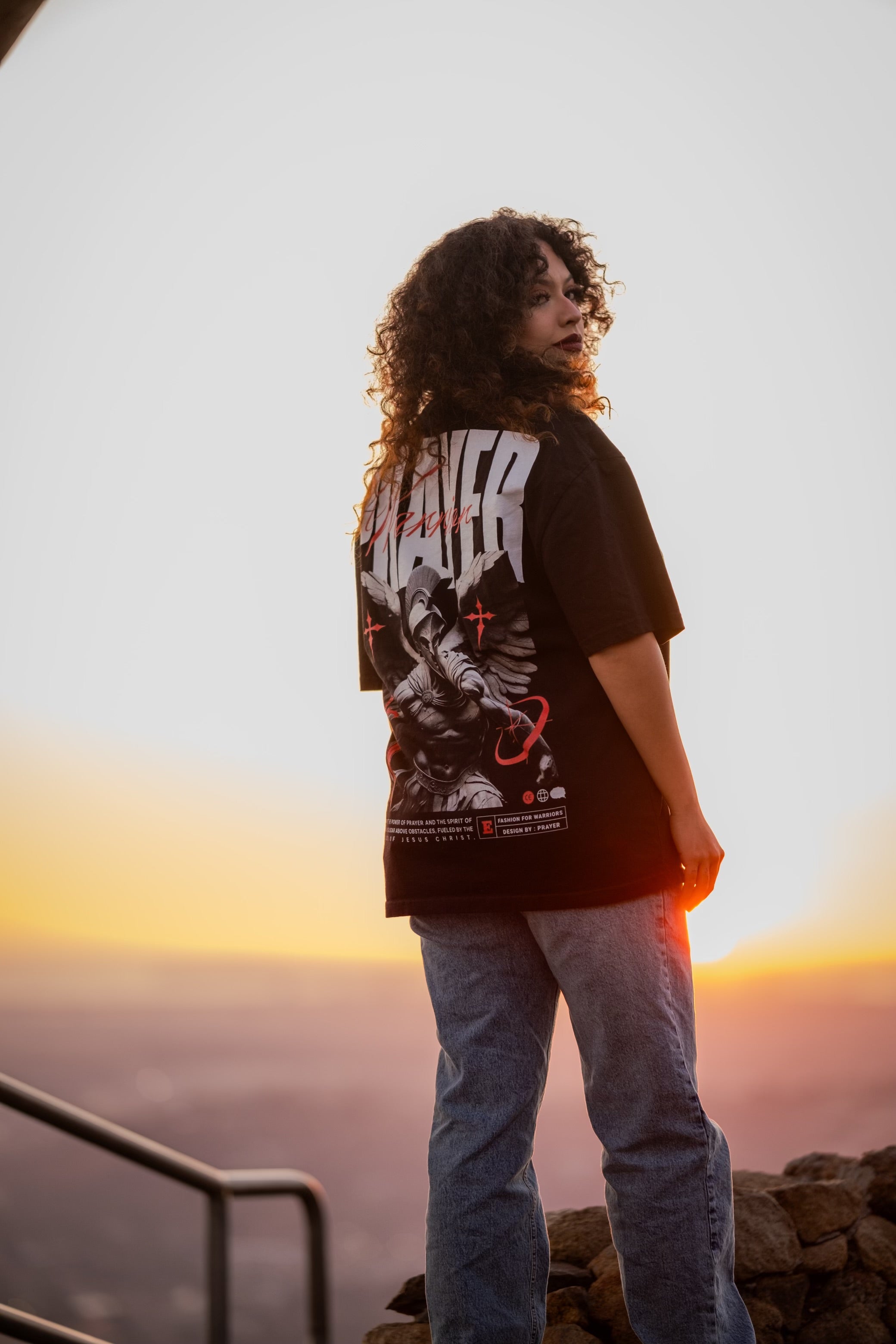 PRAYER WARRIOR OVERSIZED TEE