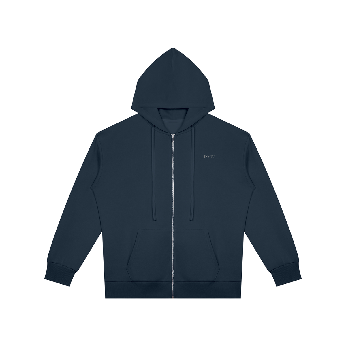 Unisex Oversized Full Zip Hoodie